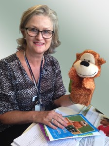Jane Williamson, Program Manager Paediatric Integrated Cancer Service with Monkey