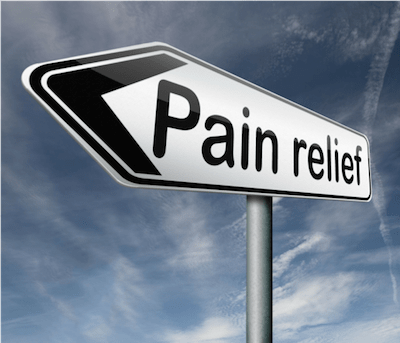 Pain relief Signpost